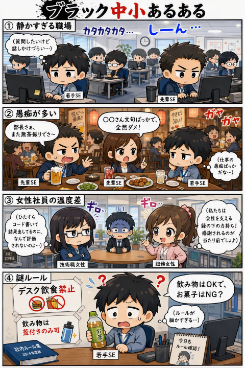 中小SIerの職場あるある